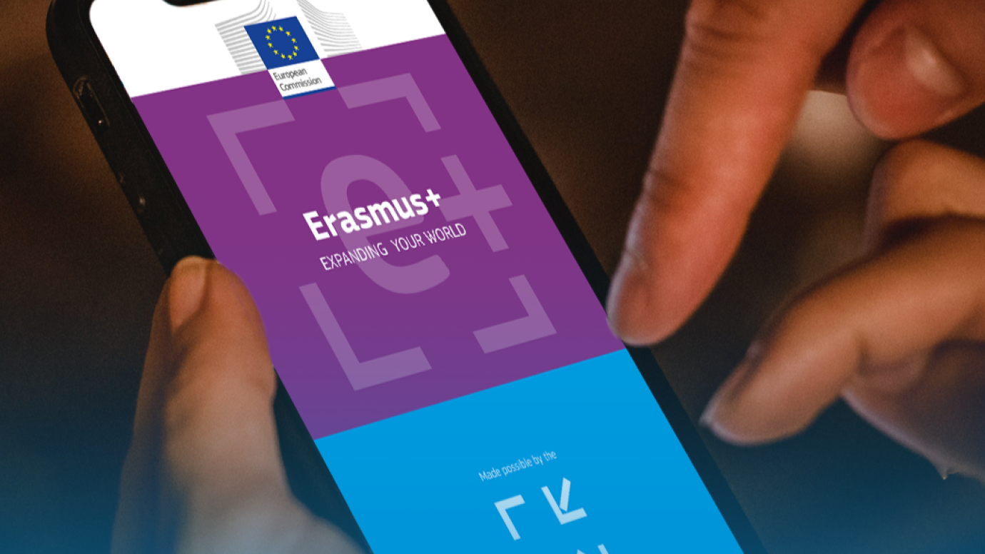 A view of the E+ app on a mobile phone